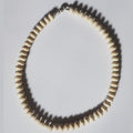 Each One Darcy Necklace, cream fossilised coral beads with magnetic clasp, approx. 50cm length.