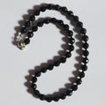 Each One The Grace Necklace, black onyx faceted beads with magnetic clasp, approx. 42cm length.